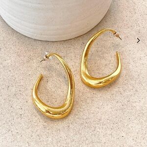 Elegant Gold Hoop Earrings